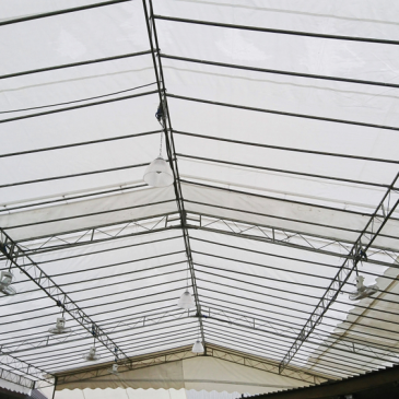 A proteção de teto ideal para o seu evento
