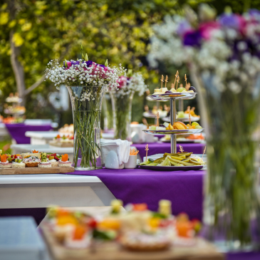 Opções de buffet para casamento